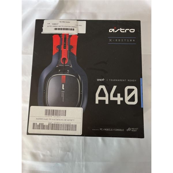 ASTRO GAMING A40 TR X-EDITION GAMING HEADSET - TESTED WORKING, RETAIL $179