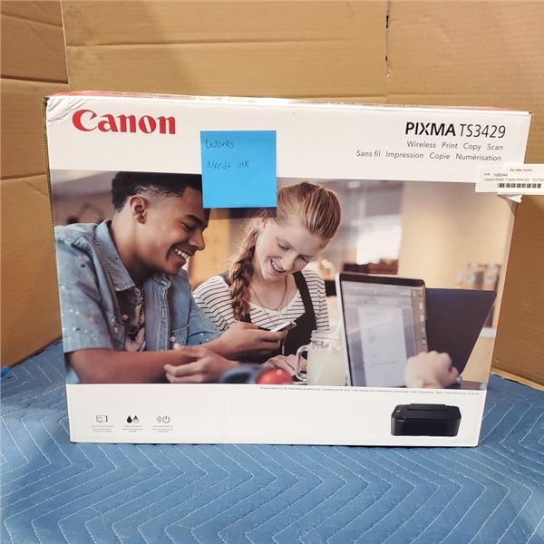 CANON PIXMA TS3429 PRINTER - TESTED WORKING, RETAIL $109