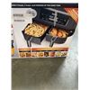 Image 2 : NINJA 8QT DUAL ZONE AIR FRYER - TESTED WORKING, RETAIL $189