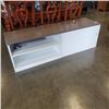 Image 1 : 2 PIECE STORAGE CABINET BENCH, 6FT LONG, 19 INCH DEEP, 22 INCH TALL