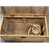 Image 2 : VINTAGE WICKER TRUNK