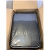 Image 2 : BOX OF NEW FAST FOOD TRAYS, BLACK PLASTIC, 12 INCH X 16-1/4 INCH