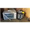 Image 1 : BLACK AND DECKER 6-SLICE AIR FRYER TOASTER OVEN AS NEW BUT BROKEN HANDLE, INSTANT DUAL POD PLUS SING