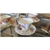 Image 2 : 4 CUPS AND SAUCERS - ROYAL STANDARD, QUEEN ANNE, ADDERLEY, AND AINSLEY