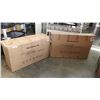 Image 2 : BRAND NEW OUTDOOR RATTAN PATIO SECTIONAL WITH STOOLS ONLY, NO TABLE -  RETAIL $1099