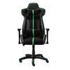 Image 1 : BRASSEX MILO ERGONOMIC FAUX LEATHER GAMING CHAIR W/ TILT AND RECLINE, 2 RIPS IN SEAT FRONT - RETAIL 