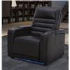 Image 1 : PRESTIGE LEATHER POWER HOME THEATER RECLINER W/ POWER HEADRESTS AND CUPHOLDERS - RETAIL $2199