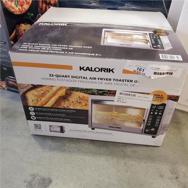 KALORIK 22QT TOUCHSCREEN AIR FRYER TOASTER OVEN - TESTED WORKING, RETAIL $249