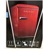 Image 3 : BRAND NEW GALANZ RETRO LOOK RED BAR FRIDGE, 2.6 CUBIC FOOT WITH FREEZER, RETAIL $299