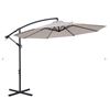 Image 1 : MY PATIO 10FT DELUXE OFFSET UMBRELLA  - RETAIL $699