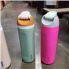 Image 2 : 4 OWALA METAL INSULATED TRAVEL BOTTLES RETAIL $120