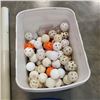 Image 3 : BUCKET OF GOLF BALLS W/ BALL SHAG