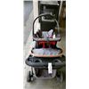 Image 3 : GRACO 3 WHEEL STROLLER AND BABY TREND CAR SEAT