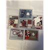 Image 1 : 6 COLLECTIBLE JERSEY PIECE HOCKEY CARDS