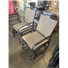 Image 3 : BRAND NEW SET OF GLIDER SLING PATIO CHAIRS, NEW IN BOX, RETAIL $299