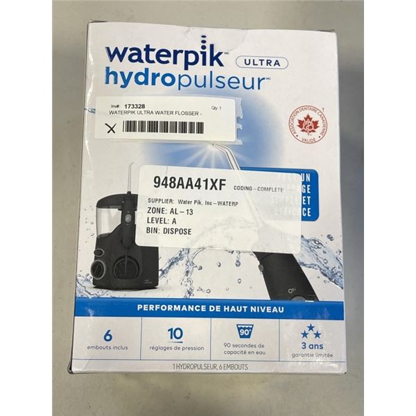 WATERPIK ULTRA WATER FLOSSER - TESTED WORKING, RETAIL $84