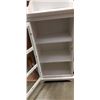 Image 2 : WHITE GLASS DOOR CABINET 30 INCH TALL