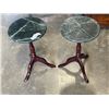 Image 1 : 2 STONE TOP BOMBAY PARLOUR TABLES