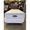 Image 2 : SINGLE SIZE BEAUTYREST MATTRESS AND BOXSPRING, WITH ROLLER FRAME