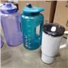 Image 2 : 3 ZULU HALF GALLON WATER BOTTLES AND 2 REDUCE INSULATED TRAVEL MUGS