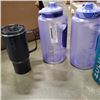 Image 3 : 3 ZULU HALF GALLON WATER BOTTLES AND 2 REDUCE INSULATED TRAVEL MUGS