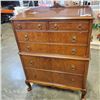 Image 1 : ANTHES BAETZ FURNITURE CO 6 DRAWER HIGH BOY DRESSER