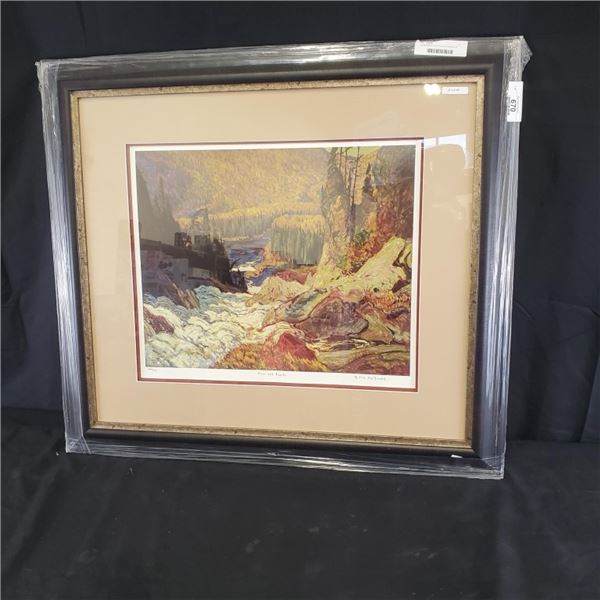 LIMITED EDITION PRINT  RIVER AND RAPID  BY JEH MCDONALD SIGNED AND NUMBERED GROUP OF SEVEN 31.5  x 3