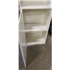 Image 2 : WHITE 6.5FT X 2FT BOOKSHELF W/ BOTTOM DOOR