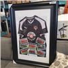 Image 1 : FRAMED AUTOGRAPHED SOCCER JERSEY W/ PHOTGRAPHS