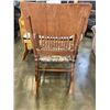 Image 2 : ANTIQUE OAK ROCKING CHAIR