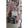 Image 3 : DECORATIVE BLOSSOM TREE AND 2 WICKER PLANTER POTS