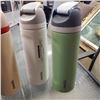 Image 2 : 4 OSWALA METAL INSULATED TRAVEL BOTTLES RETAIL $120