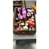 Image 1 : BOX OF VINTAGE TOYS AND FIGURES INCLUDING 90'S DISNEY FIGURES