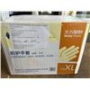 Image 1 : NEW CASE OF DISPOSABLE XL CLEAR PVC VINYL GLOVES - 10 PACKS OF 100