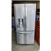 Image 1 : LG STAINLESS SIDE BY SIDE FRIDGE, BOTTOM DRAWER FREEZER W/ WATER AND ICE - TESTED WORKING