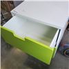 Image 2 : GREEN 2 DRAWER STORAGE CABINET