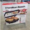 Image 1 : HAMILTON BEACH PANINI PRESS AND INDOOR GRILL - TESTED WORKING, RETAIL $79