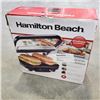 Image 2 : HAMILTON BEACH PANINI PRESS AND INDOOR GRILL - TESTED WORKING, RETAIL $79