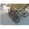 Image 6 : Antique Wicker Baby Stroller