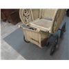 Image 7 : Antique Wicker Baby Stroller