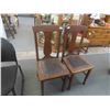 Image 1 : 2 Oak Dining Room Chairs