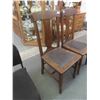 Image 2 : 2 Oak Dining Room Chairs