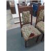 Image 2 : 4 Upholstered Dining Room Chairs - Upholstry Needs Replacing