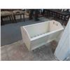 Image 4 : Vintage Painted Wood Homemade Cradle - Doesnt Rock