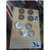 Image 1 : 8 Winnipeg Centennial Coins 1867-1967 with Stephen Juba 