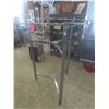 Image 3 : 2 Commercial Metal Clothing Racks with Adjustable Height 36'' Diameter- Can be Folded Up