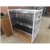 Image 1 : 2 Sided Commercial Shelf Complete with 6 Shelves 55'' x 50'' x 36'' -Originates From 