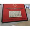 Image 4 : 1983 Junior Red Cross Calender 9 1/2'' x 5 1/2''