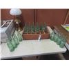 Image 1 : 24 Bottle Wood Coke Crate with 24 Coca Cola Bottles