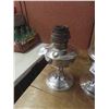 Image 2 : 2 Chrome Aladdin Lamps No Chimneys